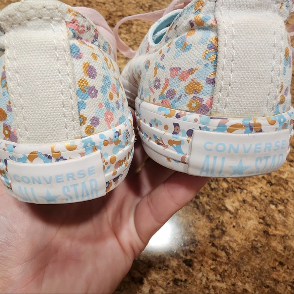 CONVERSE Chuck Taylor All Star Confetti Low Top - White - Size 3.5 - Picture 10 of 10